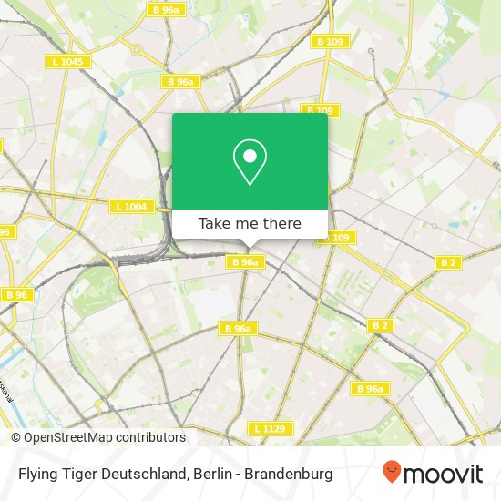 Flying Tiger Deutschland, Schönhauser Allee 80 map