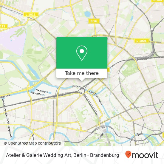 Atelier & Galerie Wedding Art map