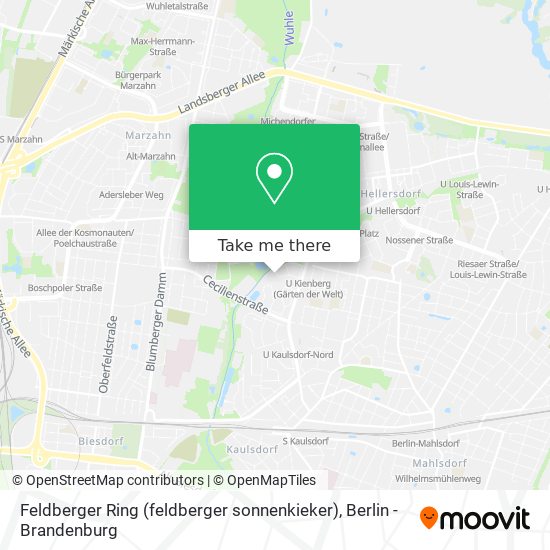 Feldberger Ring (feldberger sonnenkieker) map