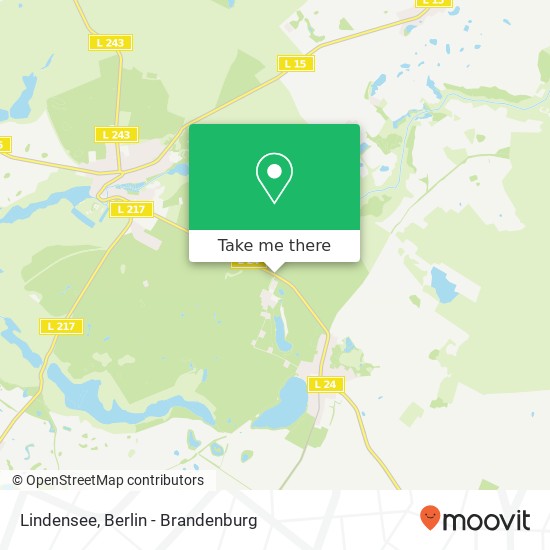 Lindensee map