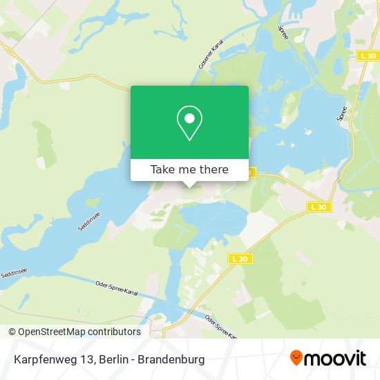 Karpfenweg 13 map