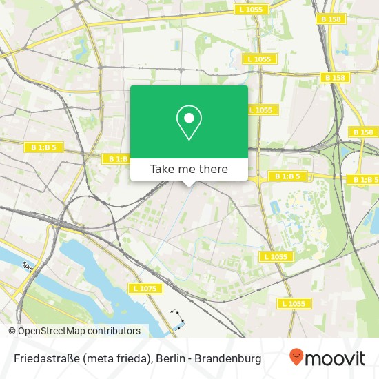 Friedastraße (meta frieda), Rummelsburg, 10317 Berlin map