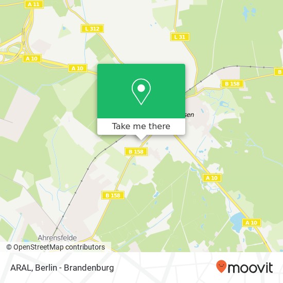 Карта ARAL, McDonald's-Straße 1