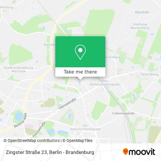 Zingster Straße 23 map
