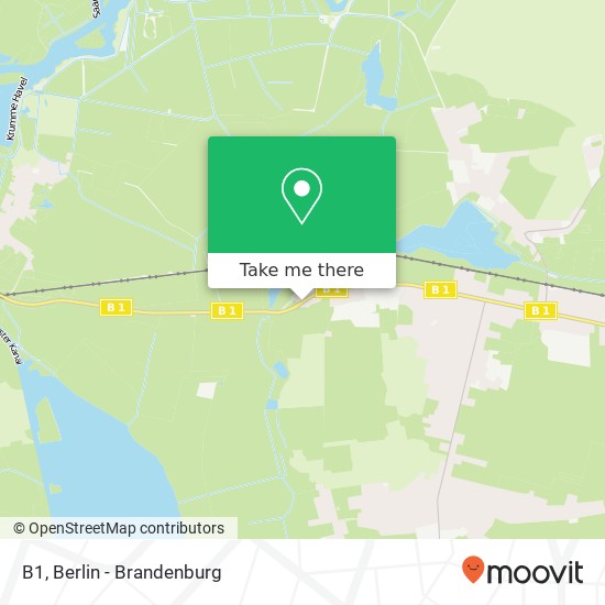 B1, 14550 Groß Kreutz (Havel) map