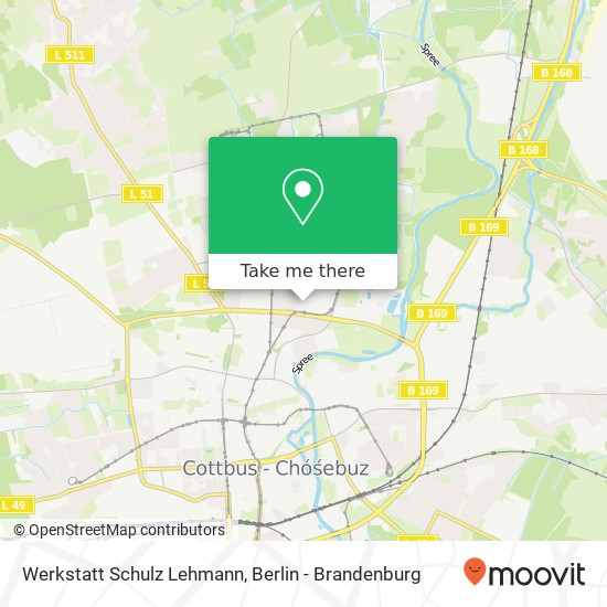 Карта Werkstatt Schulz Lehmann, Bachstraße