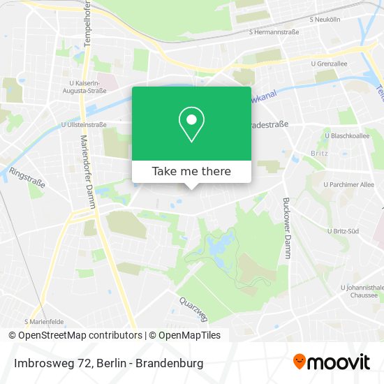 Imbrosweg 72 map