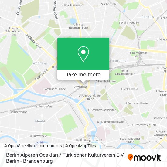 Berlın Alperen Ocakları / Türkischer Kulturverein E.V. map