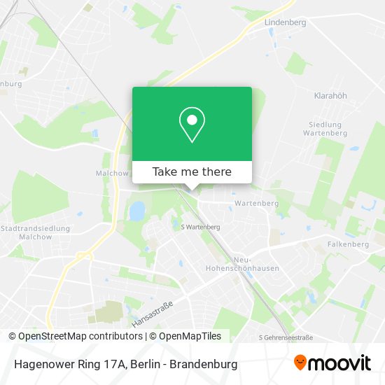 Hagenower Ring 17A map