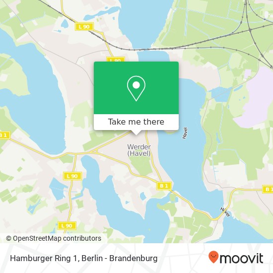 Hamburger Ring 1, 14542 Werder (Havel) map