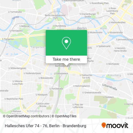 Hallesches Ufer 74 - 76 map
