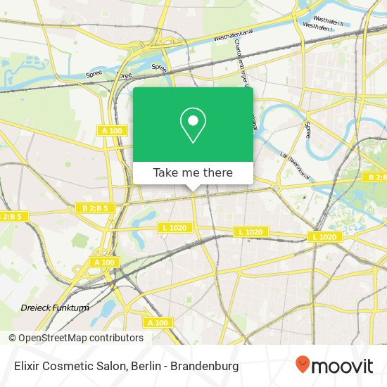 Карта Elixir Cosmetic Salon, Kaiser-Friedrich-Straße 77