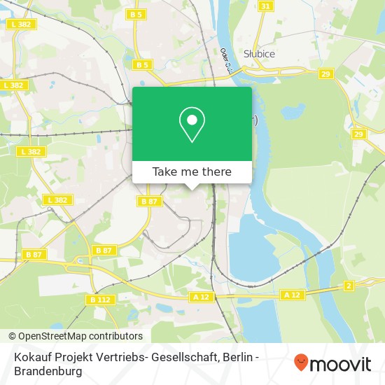 Kokauf Projekt Vertriebs- Gesellschaft map