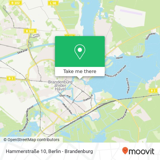 Hammerstraße 10, 14776 Brandenburg an der Havel map