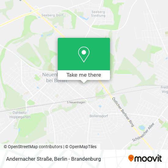 Andernacher Straße map