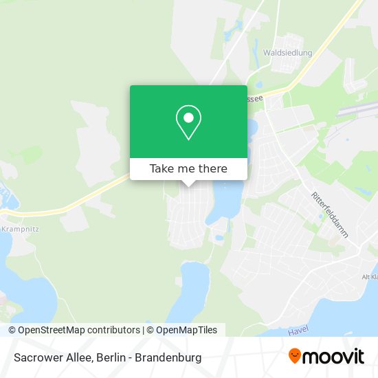 Sacrower Allee map