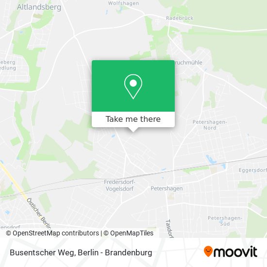 Busentscher Weg map