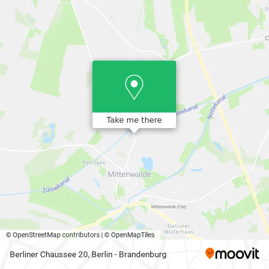 Berliner Chaussee 20 map