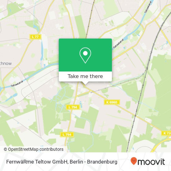 FernwäRme Teltow GmbH, Mahlower Straße 118 map