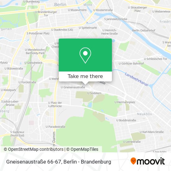 Gneisenaustraße 66-67 map