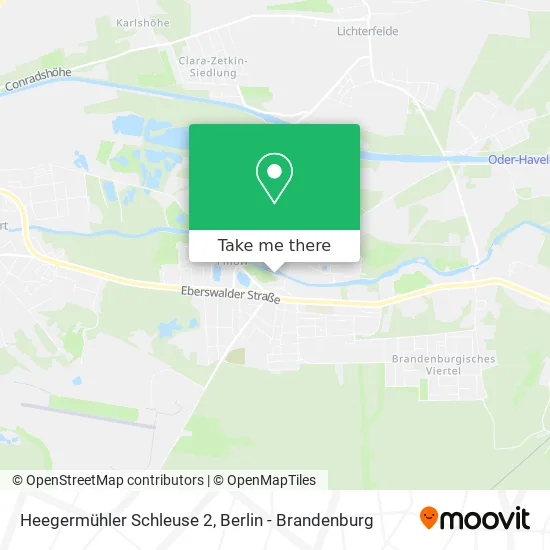 Карта Heegermühler Schleuse 2