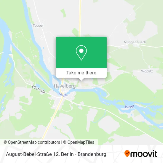 Карта August-Bebel-Straße 12