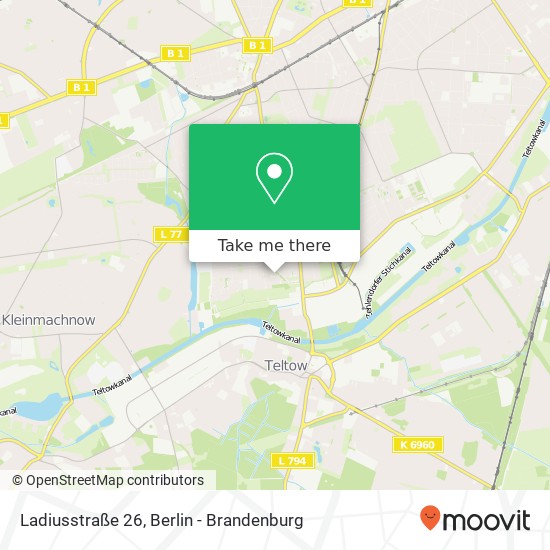 Ladiusstraße 26, Ladiusstraße 26, 14165 Berlin, Deutschland map