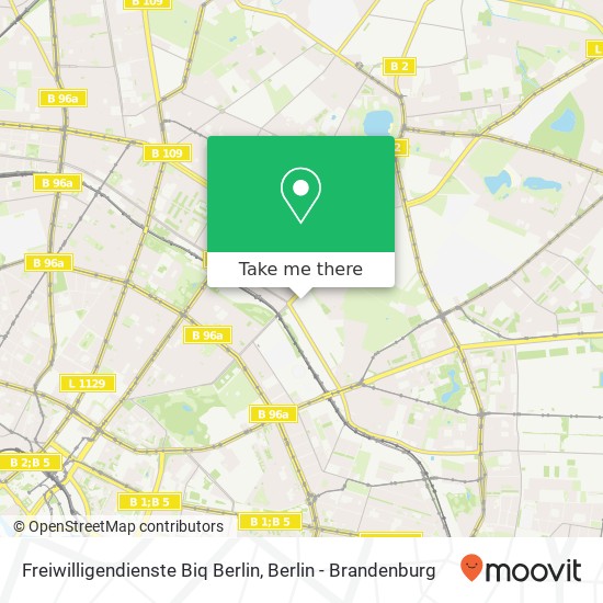 Freiwilligendienste Biq Berlin, Storkower Straße 99A map