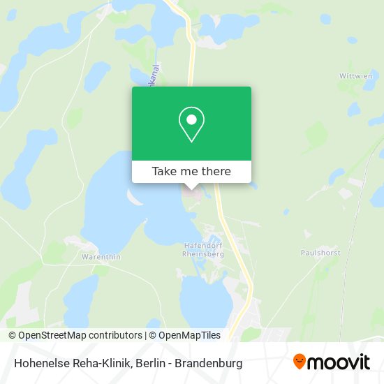 Hohenelse Reha-Klinik map