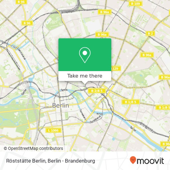 Карта Röststätte Berlin, Rosenthaler Straße