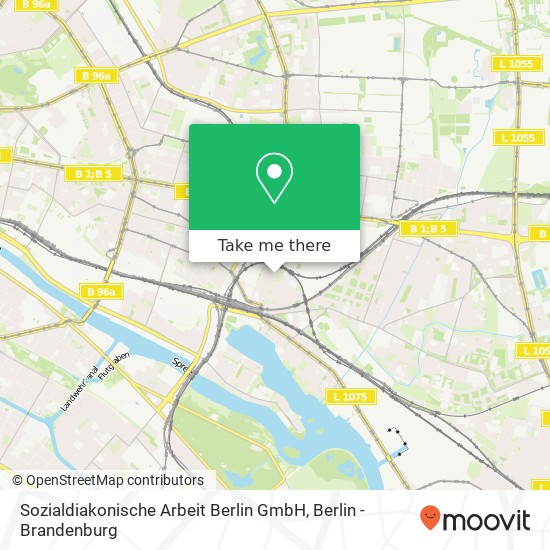 Sozialdiakonische Arbeit Berlin GmbH, Pfarrstraße 97 map