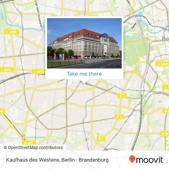 Kaufhaus des Westens, Tauentzienstraße 21 map