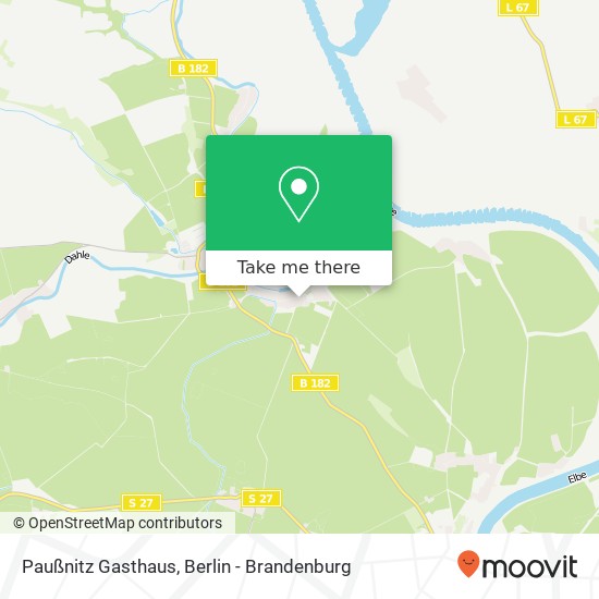 Paußnitz Gasthaus map