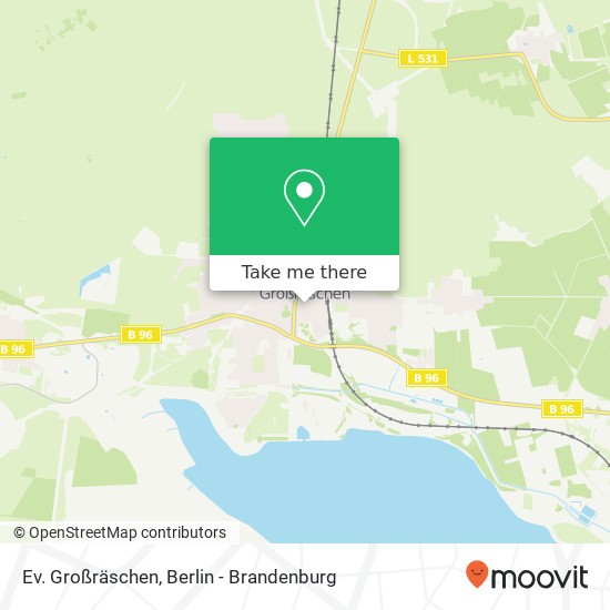 Ev. Großräschen, Kirchallee map