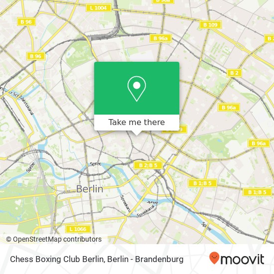 Карта Chess Boxing Club Berlin, Gormannstraße 13