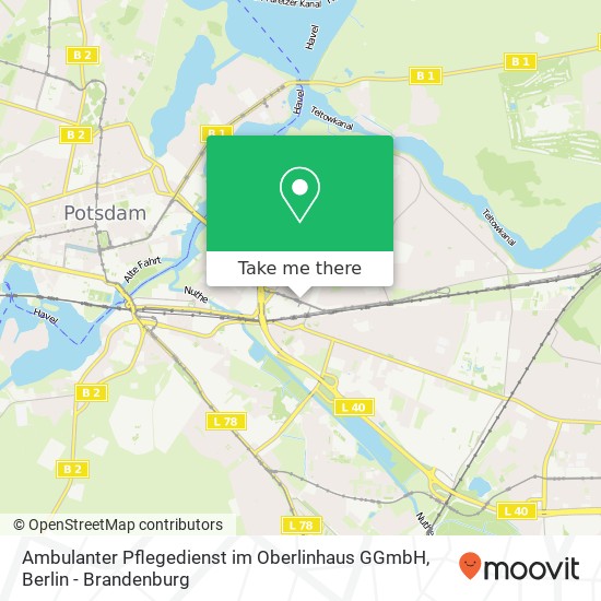 Ambulanter Pflegedienst im Oberlinhaus GGmbH map