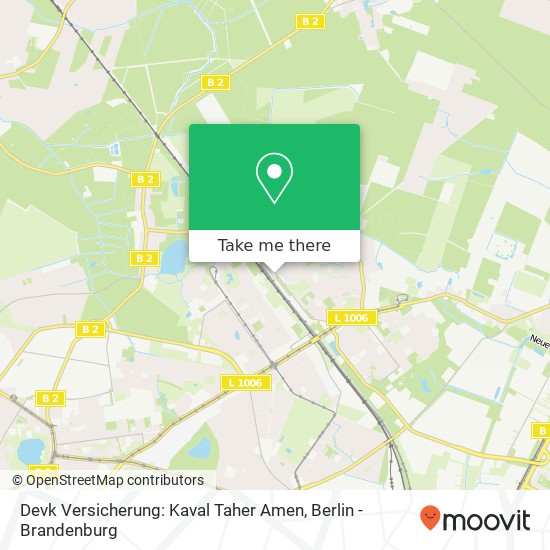 Карта Devk Versicherung: Kaval Taher Amen, Egon-Erwin-Kisch-Straße 34