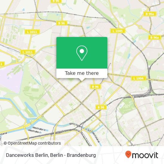 Danceworks Berlin, Oudenarder Straße map