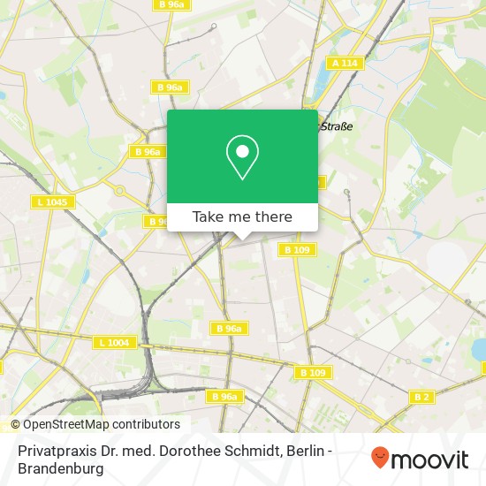 Privatpraxis Dr. med. Dorothee Schmidt, Kissingenstraße 45 map