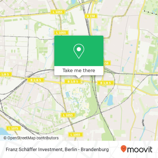 Franz Schäffer Investment, Alt-Friedrichsfelde 68 map