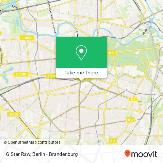 G Star Raw, Kurfürstendamm 16 map