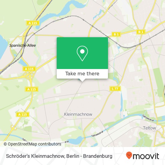 Schröder's Kleinmachnow, Karl-Marx-Straße 18 map