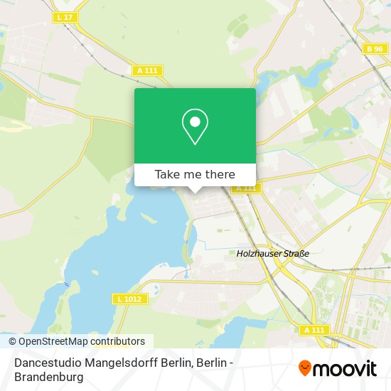 Dancestudio Mangelsdorff Berlin map