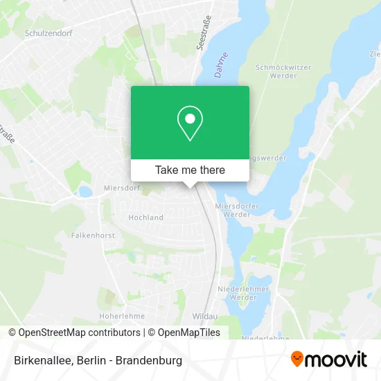 Карта Birkenallee