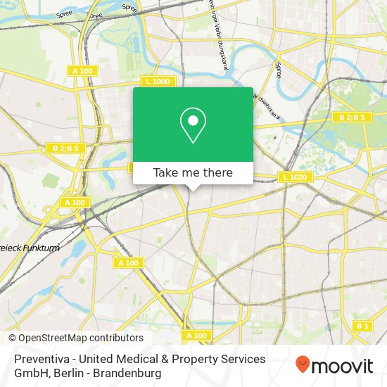 Preventiva - United Medical & Property Services GmbH, Giesebrechtstraße 20 map