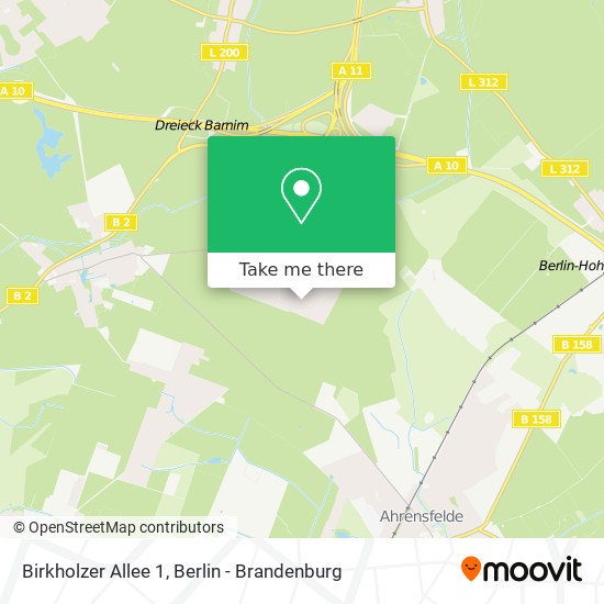 Birkholzer Allee 1 map