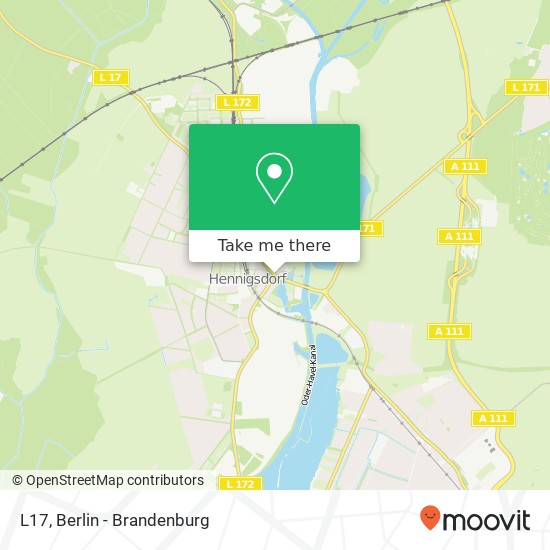 Карта L17, 16761 Hennigsdorf