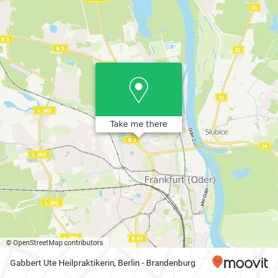 Gabbert Ute Heilpraktikerin map