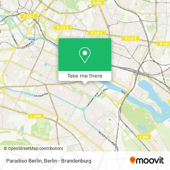 Paradiso Berlin map