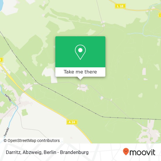 Darritz, Abzweig map